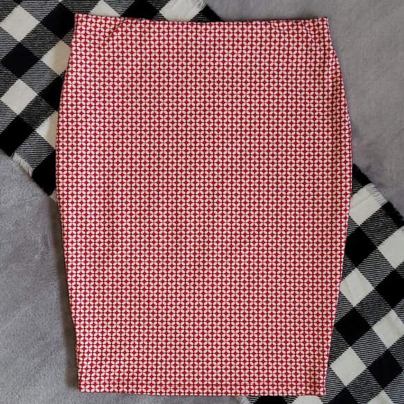 S | Jules & Leopold | Patterned Pencil Skirt - Picture 3 of 4